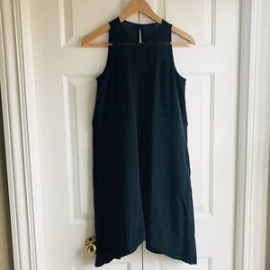 Madewell Sleeveless Swing Dress w/ Mesh Upper